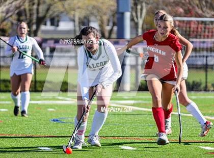 Thumbnail 2 in Minnechaug Regional @ Hingham (MIAA Division 1 Round of 32) photogallery.