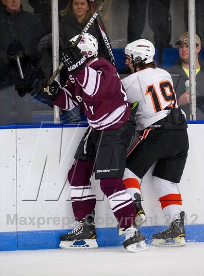 Thumbnail 2 in Salisbury School vs Kimball Union Academy (Flood Marr Tournament) photogallery.