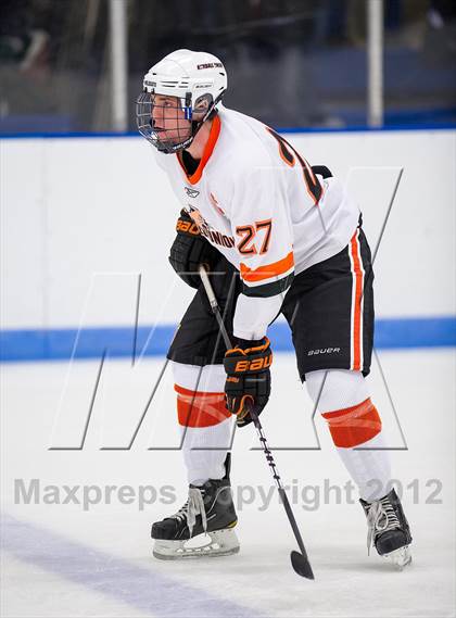 Thumbnail 2 in Salisbury School vs Kimball Union Academy (Flood Marr Tournament) photogallery.