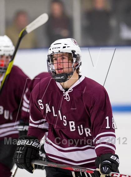 Thumbnail 2 in Salisbury School vs Kimball Union Academy (Flood Marr Tournament) photogallery.