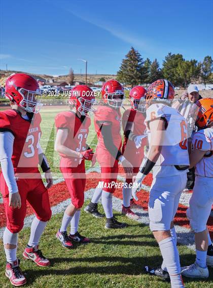 Thumbnail 3 in Carlin vs Wells (NIAA 1A State Quarterfinal) photogallery.