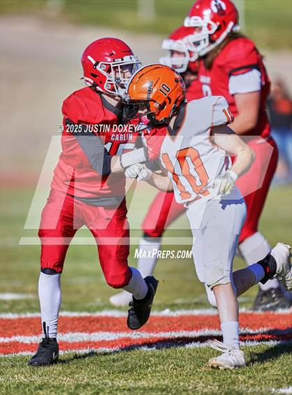 Thumbnail 3 in Carlin vs Wells (NIAA 1A State Quarterfinal) photogallery.