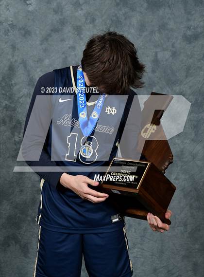 Thumbnail 2 in Notre Dame (SO) (CIF State D1 Award Photos) photogallery.