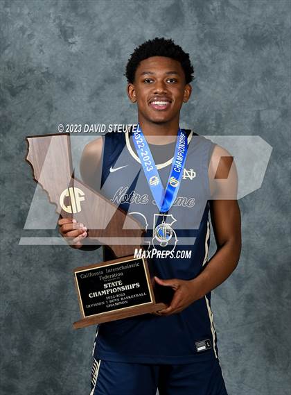 Thumbnail 3 in Notre Dame (SO) (CIF State D1 Award Photos) photogallery.