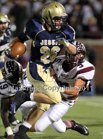 Thumbnail 1 in Rowlett vs. Dallas Jesuit (5A Region 2 Bi-District Playoffs) photogallery.