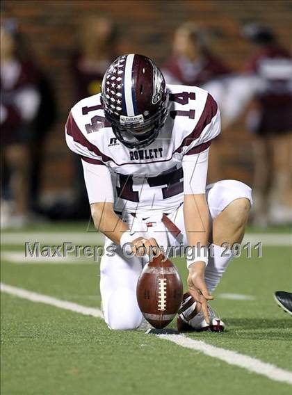 Thumbnail 3 in Rowlett vs. Dallas Jesuit (5A Region 2 Bi-District Playoffs) photogallery.