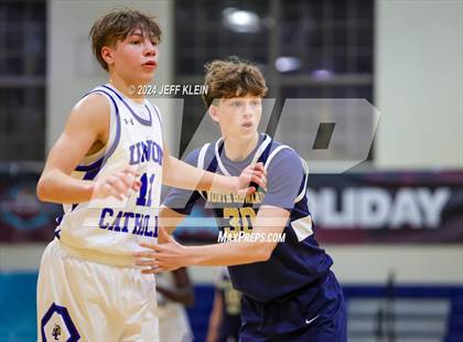 Thumbnail 1 in North Broward Prep vs Union Catholic (Miami Holiday Invitational) photogallery.