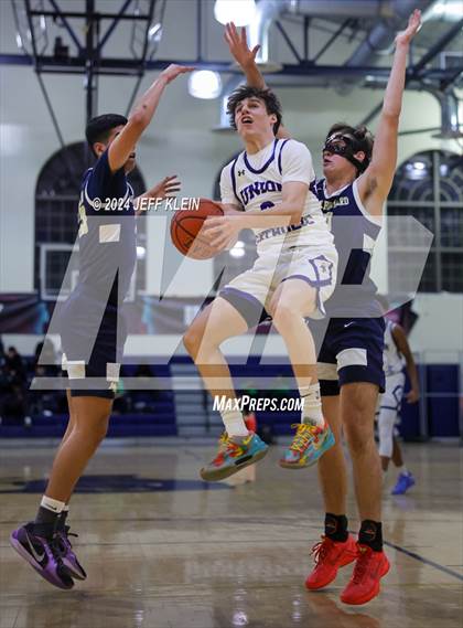 Thumbnail 3 in North Broward Prep vs Union Catholic (Miami Holiday Invitational) photogallery.