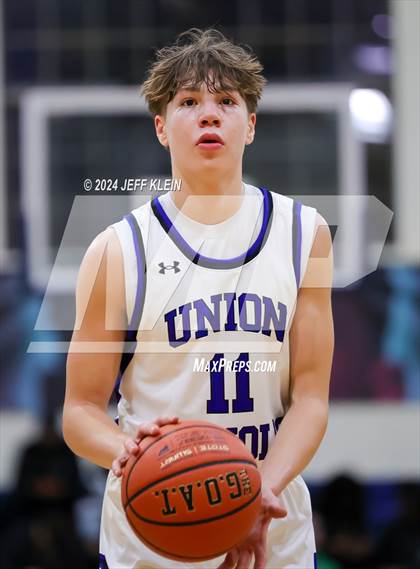 Thumbnail 1 in North Broward Prep vs Union Catholic (Miami Holiday Invitational) photogallery.