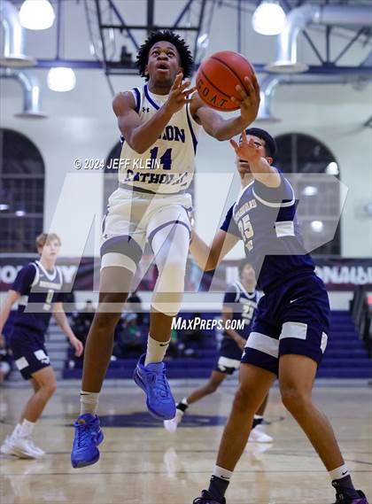 Thumbnail 1 in North Broward Prep vs Union Catholic (Miami Holiday Invitational) photogallery.