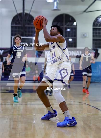 Thumbnail 1 in North Broward Prep vs Union Catholic (Miami Holiday Invitational) photogallery.