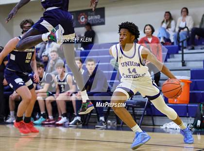 Thumbnail 1 in North Broward Prep vs Union Catholic (Miami Holiday Invitational) photogallery.