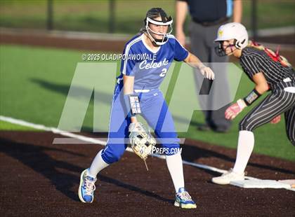 Thumbnail 2 in Celeste vs. Trenton (UIL 2A Softball Bi-District Playoffs) photogallery.