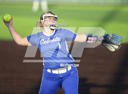 Thumbnail 1 in Celeste vs. Trenton (UIL 2A Softball Bi-District Playoffs) photogallery.