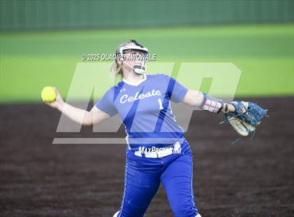 Thumbnail 1 in Celeste vs. Trenton (UIL 2A Softball Bi-District Playoffs) photogallery.
