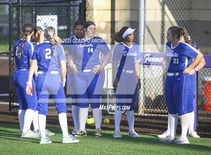 Thumbnail 1 in Celeste vs. Trenton (UIL 2A Softball Bi-District Playoffs) photogallery.