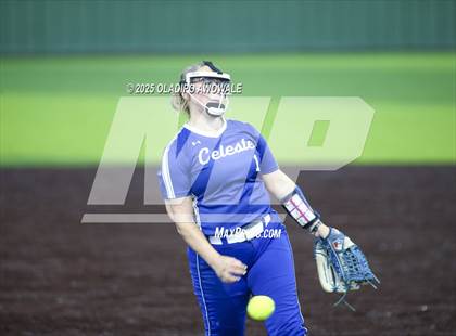 Thumbnail 2 in Celeste vs. Trenton (UIL 2A Softball Bi-District Playoffs) photogallery.