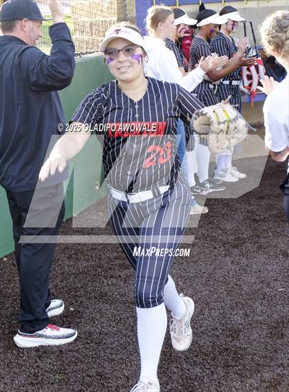 Thumbnail 2 in Celeste vs. Trenton (UIL 2A Softball Bi-District Playoffs) photogallery.