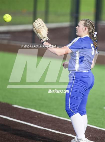 Thumbnail 1 in Celeste vs. Trenton (UIL 2A Softball Bi-District Playoffs) photogallery.