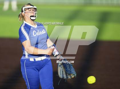 Thumbnail 2 in Celeste vs. Trenton (UIL 2A Softball Bi-District Playoffs) photogallery.