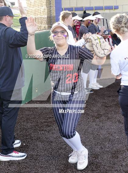 Thumbnail 1 in Celeste vs. Trenton (UIL 2A Softball Bi-District Playoffs) photogallery.