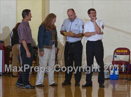 Thumbnail 2 in Morristown vs Baptist Academy (IHSAA Volleyball Sectionals) photogallery.