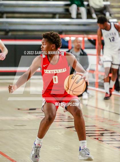 Thumbnail 3 in Sierra Canyon vs Centennial (Beverly Hills Tournament Semi-Final) photogallery.