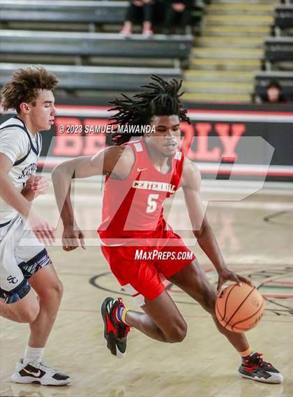 Thumbnail 2 in Sierra Canyon vs Centennial (Beverly Hills Tournament Semi-Final) photogallery.
