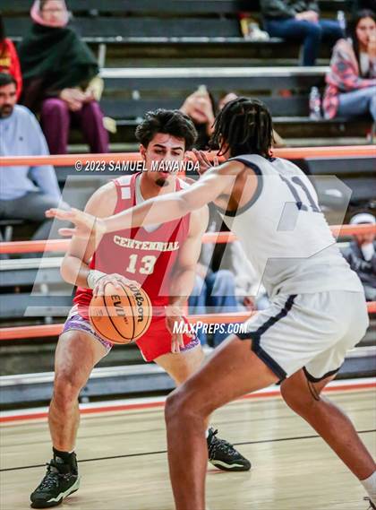 Thumbnail 2 in Sierra Canyon vs Centennial (Beverly Hills Tournament Semi-Final) photogallery.