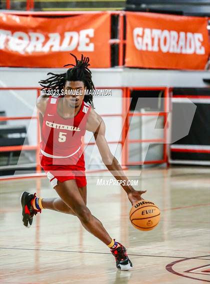 Thumbnail 3 in Sierra Canyon vs Centennial (Beverly Hills Tournament Semi-Final) photogallery.