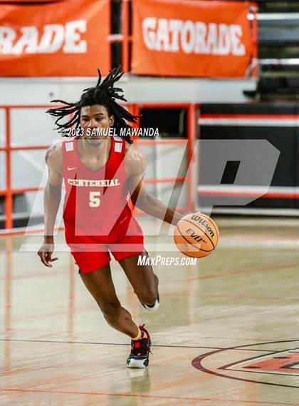 Thumbnail 1 in Sierra Canyon vs Centennial (Beverly Hills Tournament Semi-Final) photogallery.