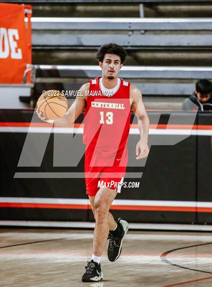 Thumbnail 1 in Sierra Canyon vs Centennial (Beverly Hills Tournament Semi-Final) photogallery.