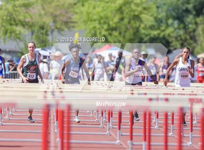 Thumbnail 1 in AIA Track & Field Championships (Girls 100 Meter Hurdles) photogallery.