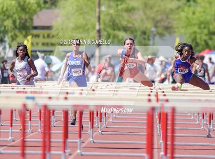 Thumbnail 3 in AIA Track & Field Championships (Girls 100 Meter Hurdles) photogallery.
