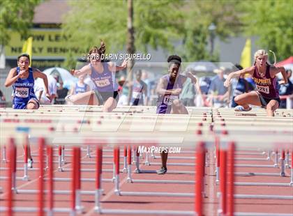 Thumbnail 2 in AIA Track & Field Championships (Girls 100 Meter Hurdles) photogallery.