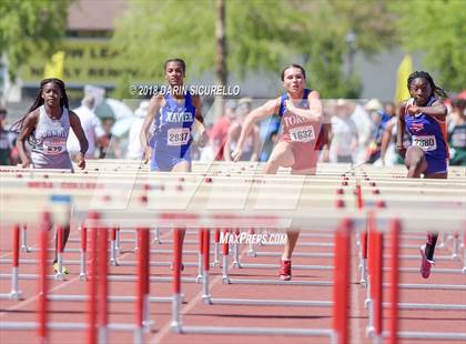 Thumbnail 2 in AIA Track & Field Championships (Girls 100 Meter Hurdles) photogallery.