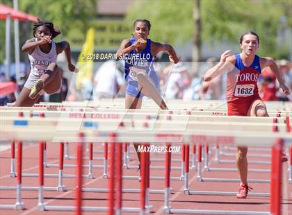 Thumbnail 2 in AIA Track & Field Championships (Girls 100 Meter Hurdles) photogallery.