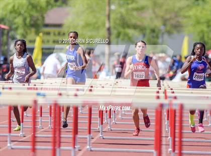 Thumbnail 2 in AIA Track & Field Championships (Girls 100 Meter Hurdles) photogallery.