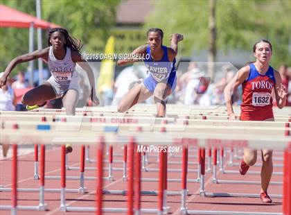 Thumbnail 3 in AIA Track & Field Championships (Girls 100 Meter Hurdles) photogallery.