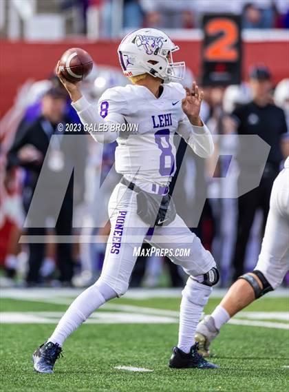 Thumbnail 2 in Corner Canyon vs. Lehi (UHSAA 6A Semifinal) photogallery.