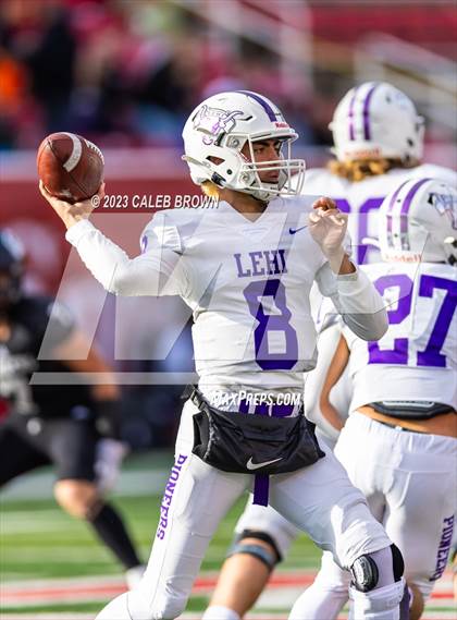 Thumbnail 1 in Corner Canyon vs. Lehi (UHSAA 6A Semifinal) photogallery.