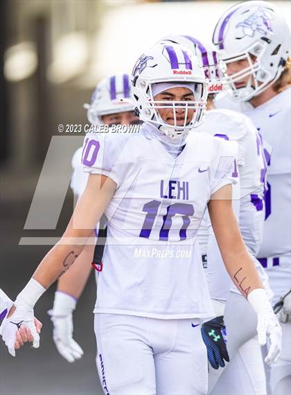 Thumbnail 1 in Corner Canyon vs. Lehi (UHSAA 6A Semifinal) photogallery.
