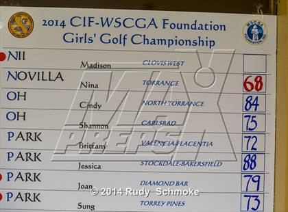 Thumbnail 2 in CIF SoCal Regional Girls Golf Championships photogallery.