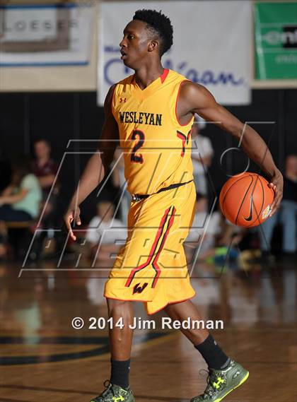 Thumbnail 1 in Wesleyan Christian Academy vs. Trinity (City of Palms Classic) photogallery.