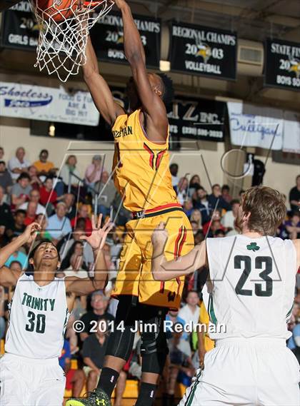 Thumbnail 1 in Wesleyan Christian Academy vs. Trinity (City of Palms Classic) photogallery.