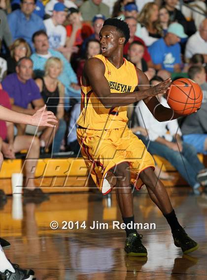 Thumbnail 1 in Wesleyan Christian Academy vs. Trinity (City of Palms Classic) photogallery.