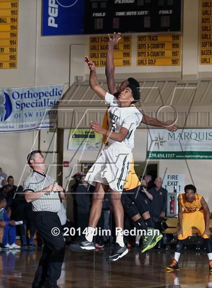 Thumbnail 2 in Wesleyan Christian Academy vs. Trinity (City of Palms Classic) photogallery.