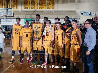 Thumbnail 2 in Wesleyan Christian Academy vs. Trinity (City of Palms Classic) photogallery.