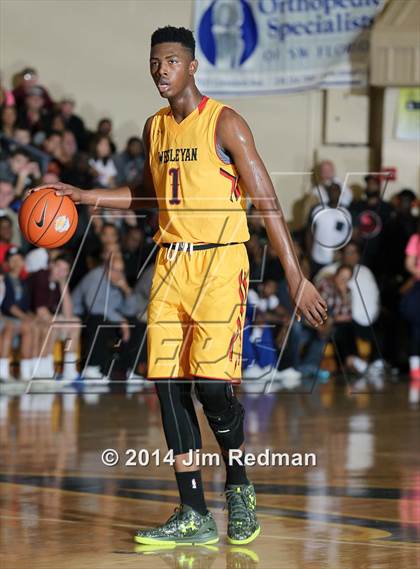 Thumbnail 1 in Wesleyan Christian Academy vs. Trinity (City of Palms Classic) photogallery.