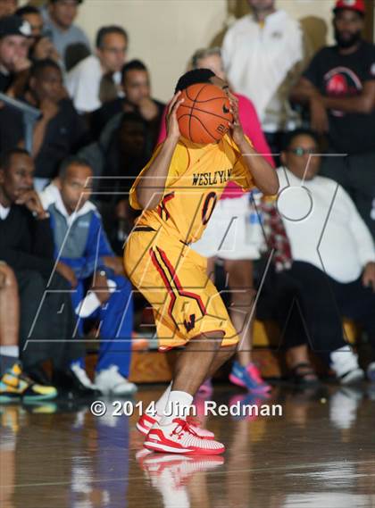 Thumbnail 1 in Wesleyan Christian Academy vs. Trinity (City of Palms Classic) photogallery.